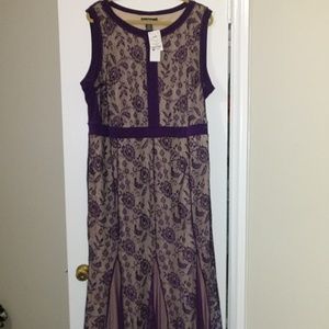 Candalite Woman's Purple Lace Formal Dress 3X